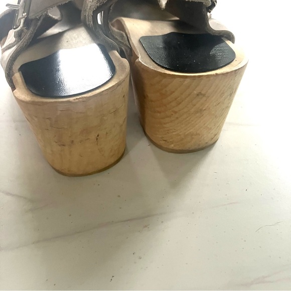 Sandgrens Swedish Morocco crossed clog sandals Stone, size 41 10‎ - Picture 6 of 8